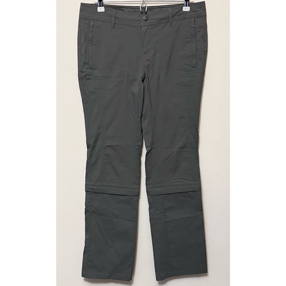 REI • 8 • Grey Convertible Stretch Nylon Hiking Trial Outdoor Pants